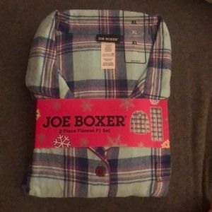 New joe boxer flannel pj set